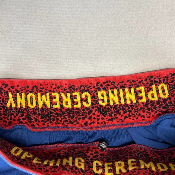 Opening Ceremony OC Elastic Logo Jogger Sweats Pants Medium Railroad Blue 2018 - Picture 6 of 11